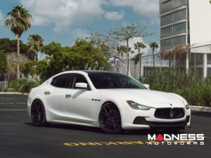 Maserati Ghibli Custom Wheels - M-X3 by Vossen - Satin Black